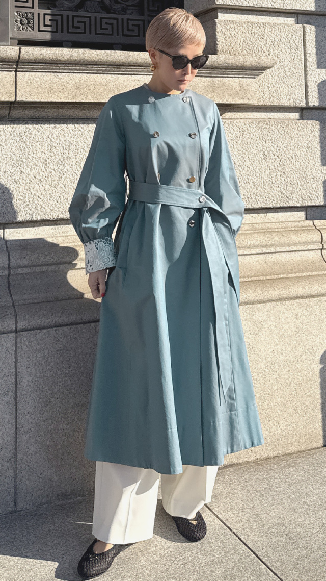 シャンブレートレンチコート（撥水生地）｜JENNE(ジェンヌ)公式通販