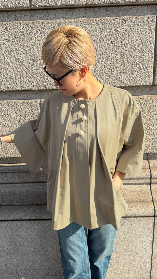 パールポイントケープポンチョ（撥水生地）｜JENNE(ジェンヌ)公式通販