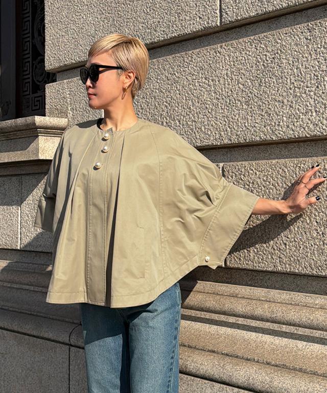 パールポイントケープポンチョ（撥水生地）｜JENNE(ジェンヌ)公式通販