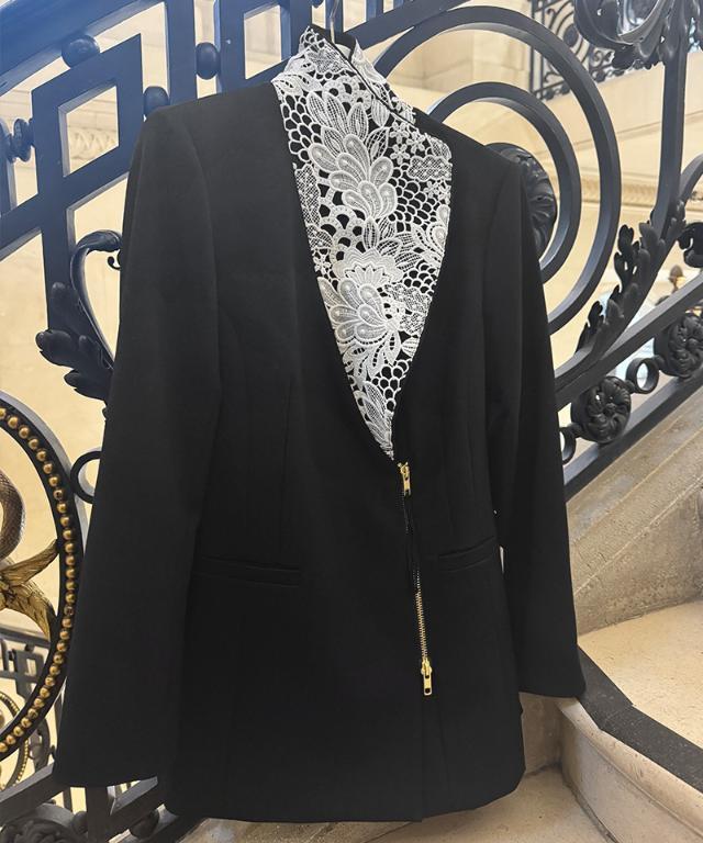 ジャケット・アウター No.3 JENNE jk. レースカラージャケット｜JENNE(ジェンヌ)公式通販：パリジェンヌの