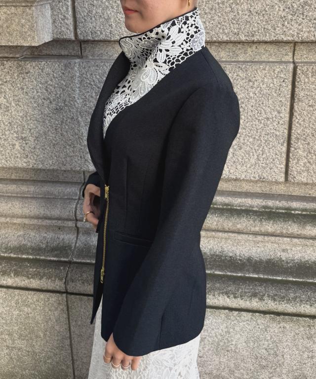 ジャケット・アウター JENNE レースカラージャケット｜JENNE(ジェンヌ)公式通販：パリジェンヌの