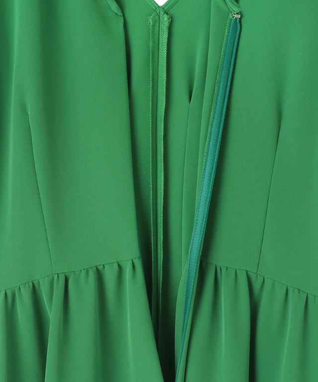 タック立体ドレスワンピ(防シワ・接触冷感・eco素材)｜JENNE(ジェンヌ