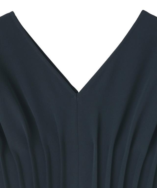 タック立体ドレスワンピ(防シワ・接触冷感・eco素材)｜JENNE(ジェンヌ