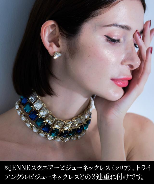 JENNEスクエアービジューネックレス｜JENNE(ジェンヌ)公式通販：パリ