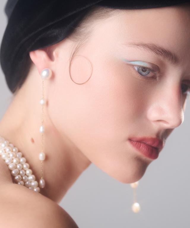 【美品】hikari pearl ステーションパール ロングピアス　淡水パール 淡水パールロングピアス｜JENNE(ジェンヌ)公式通販：パリジェンヌの