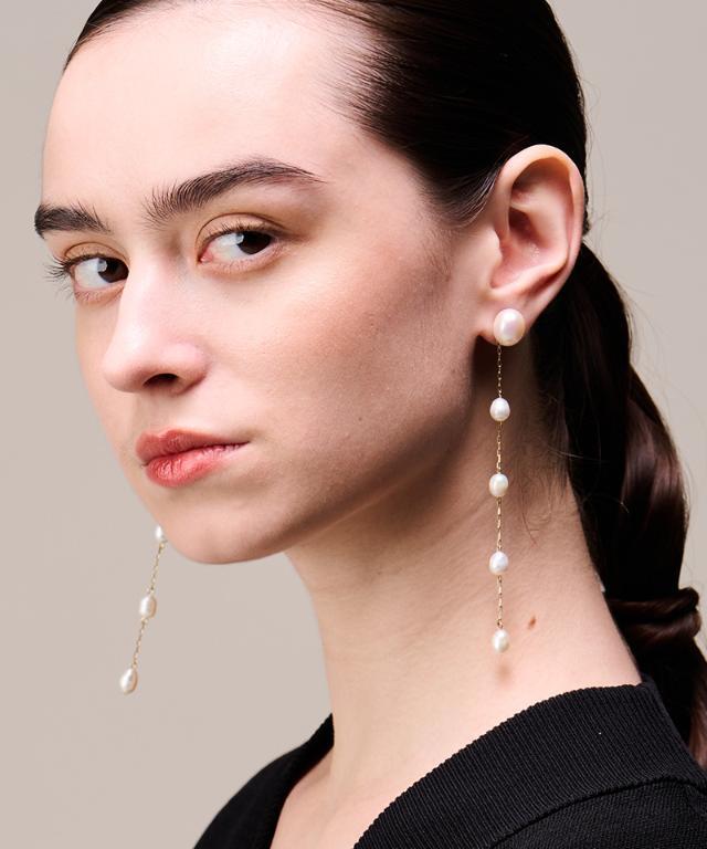 淡水パールロングピアス｜JENNE(ジェンヌ)公式通販：パリジェンヌの