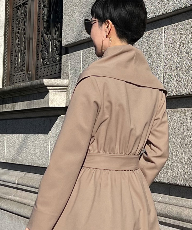 ショール風オードリーコート｜JENNE(ジェンヌ)公式通販：パリジェンヌ  