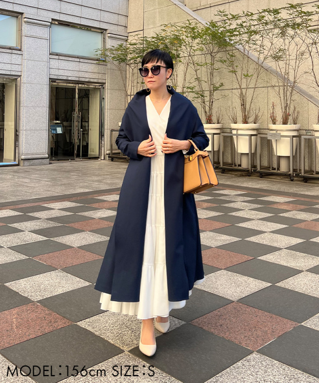 ショール風オードリーコート｜JENNE(ジェンヌ)公式通販：パリジェンヌ  