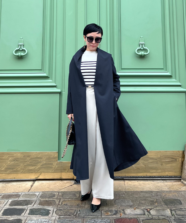 ショール風オードリーコート｜JENNE(ジェンヌ)公式通販：パリジェンヌ  