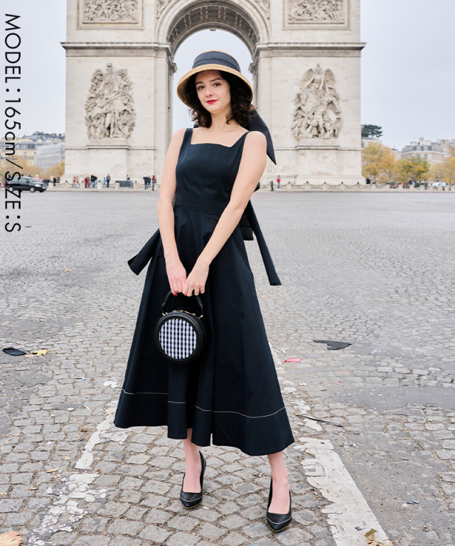 バックリボンリラックスワンピース｜JENNE(ジェンヌ)公式通販：パリ  