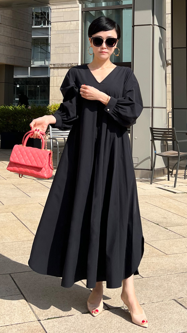 後ろリボンコクーンワンピース｜JENNE(ジェンヌ)公式通販：パリ  