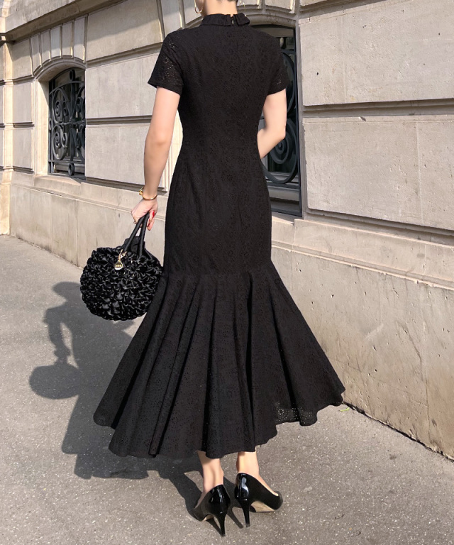 総刺繍コットンマーメイドワンピース｜JENNE(ジェンヌ)公式通販：パリ  