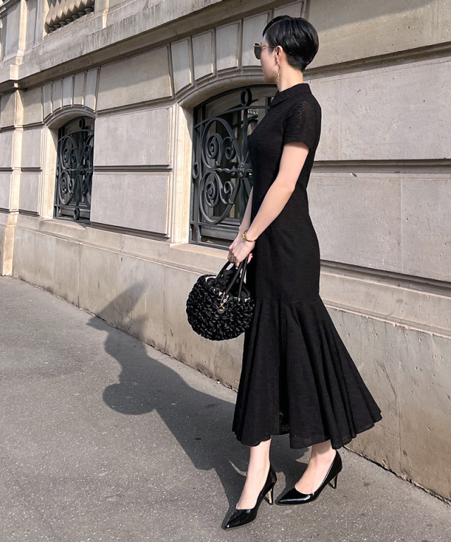 総刺繍コットンマーメイドワンピース｜JENNE(ジェンヌ)公式通販：パリ  