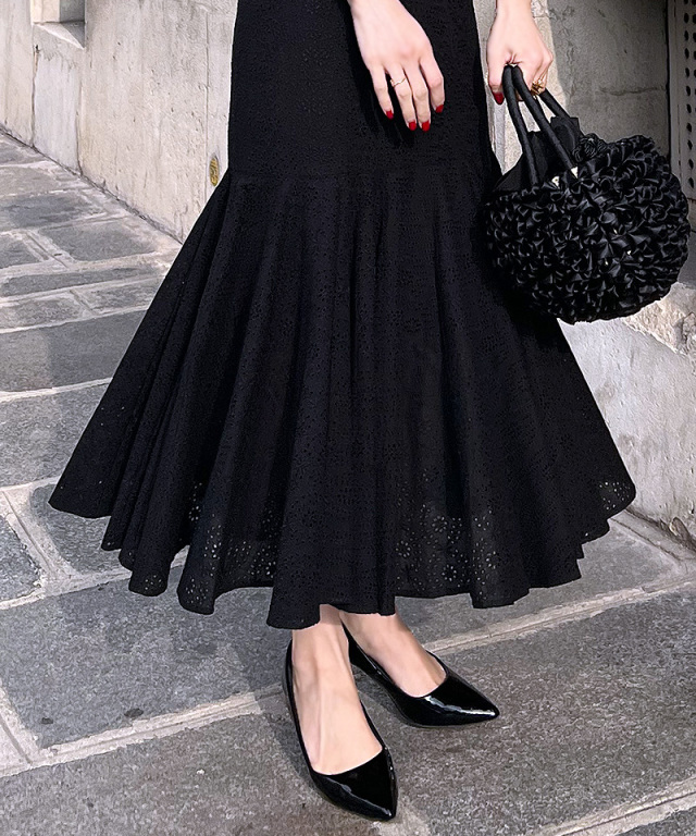 総刺繍コットンマーメイドワンピース｜JENNE(ジェンヌ)公式通販：パリ  