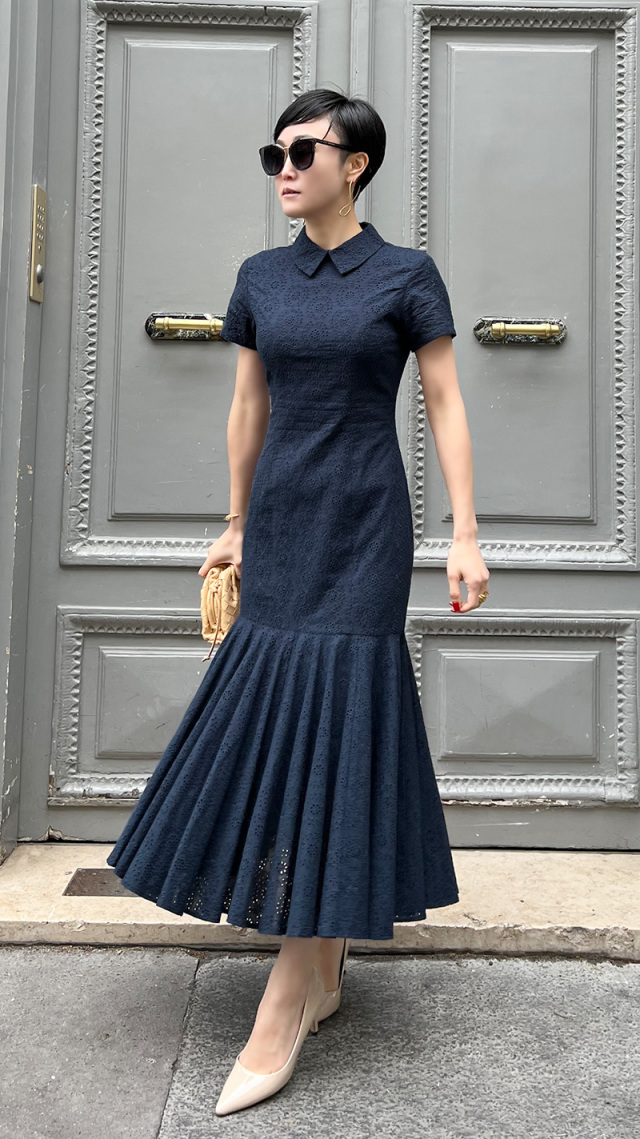 総刺繍コットンマーメイドワンピース｜JENNE(ジェンヌ)公式通販：パリ  