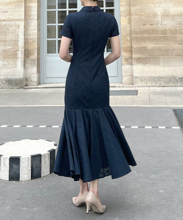 総刺繍コットンマーメイドワンピース｜JENNE(ジェンヌ)公式通販：パリ  