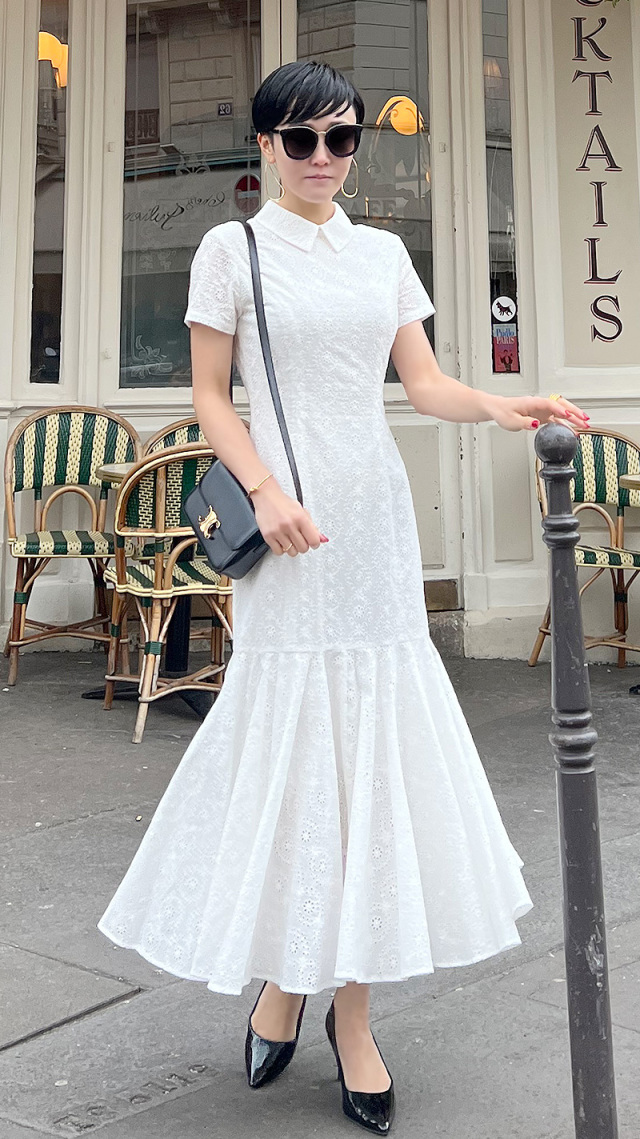 総刺繍コットンマーメイドワンピース｜JENNE(ジェンヌ)公式通販：パリ  