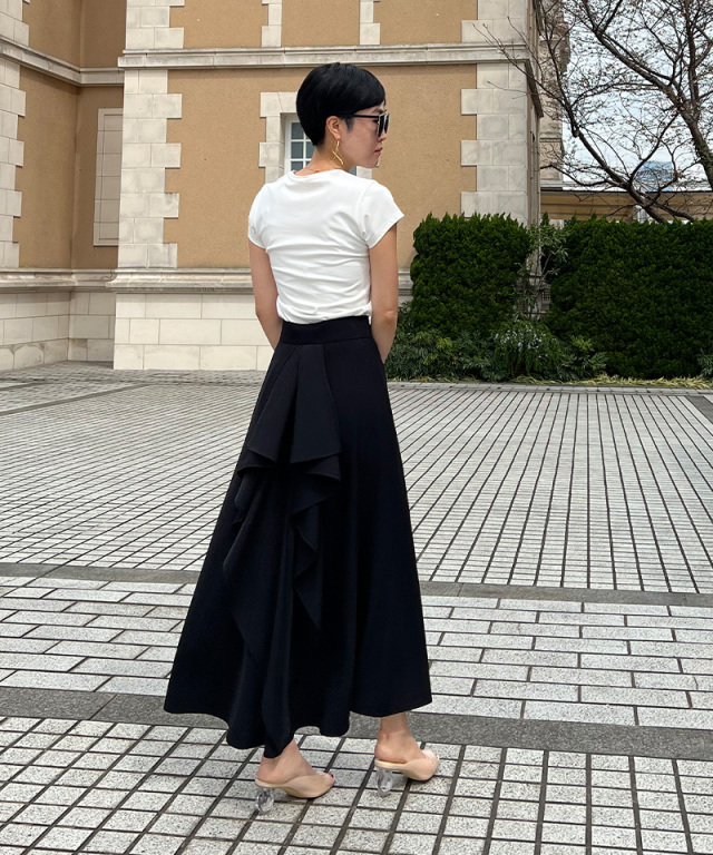 JENNEバックドレープスカート｜JENNE(ジェンヌ)公式通販：パリジェンヌ  