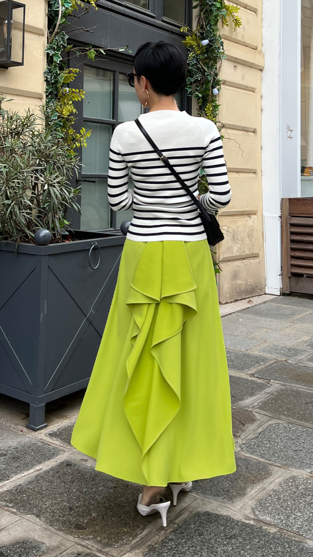 JENNEバックドレープスカート｜JENNE(ジェンヌ)公式通販：パリジェンヌ  