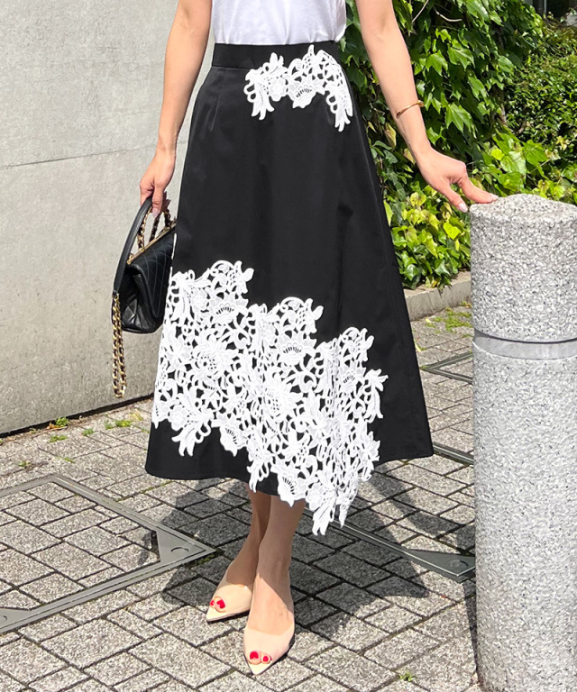 JENNE ラグジュアリーレーススカート｜JENNE(ジェンヌ)公式通販：パリ  