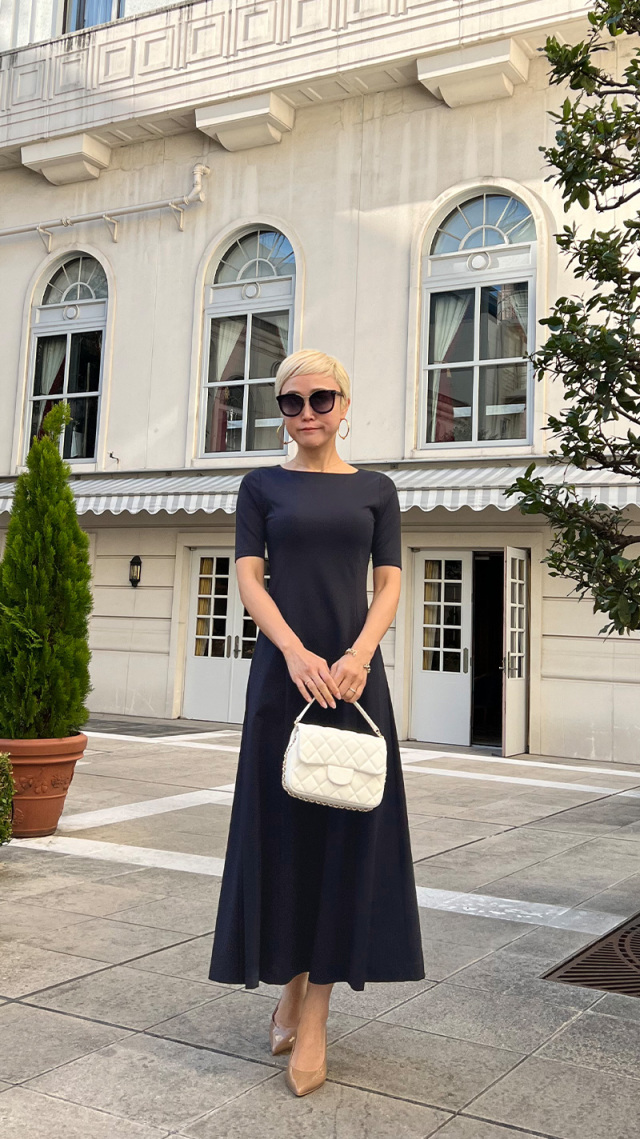 ボートネック カットソーワンピース Jenne ジェンヌ 公式通販 美しく見せてくれるお洋服ブランド