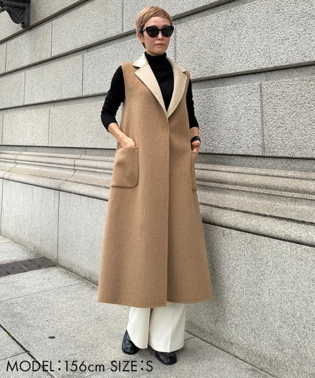 2WAYリバーハンドメイドジレ＜リバーシブル着用可＞｜JENNE(ジェンヌ