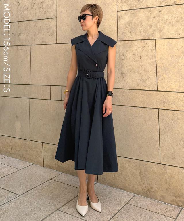 エアリーライトサマートレンチワンピース＜軽量・クール素材＞｜JENNE