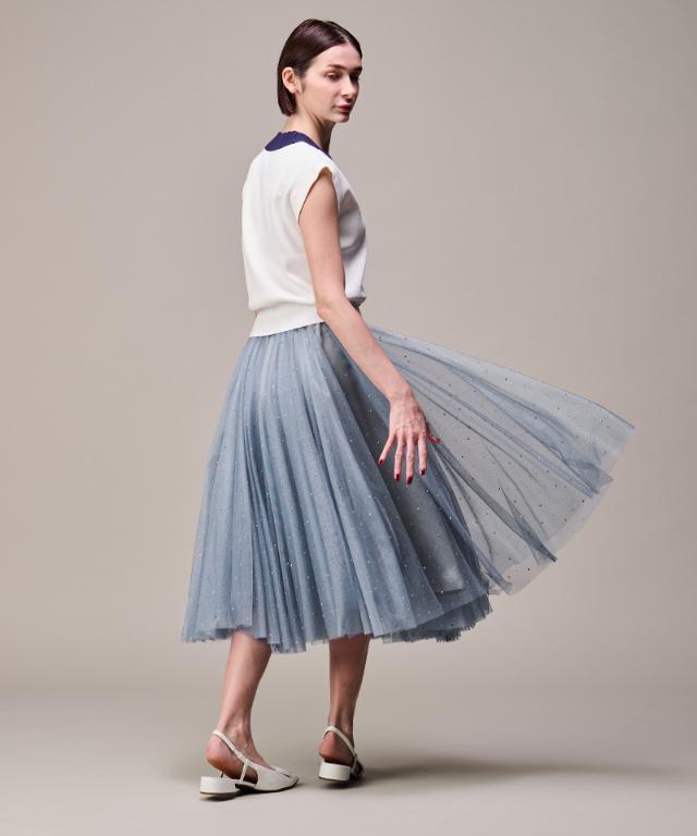 クリスタルチュールスカート｜JENNE(ジェンヌ)公式通販：パリジェンヌ