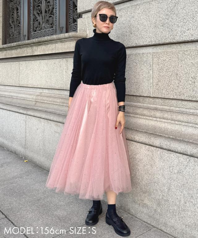 クリスタルチュールスカート｜JENNE(ジェンヌ)公式通販：パリジェンヌ