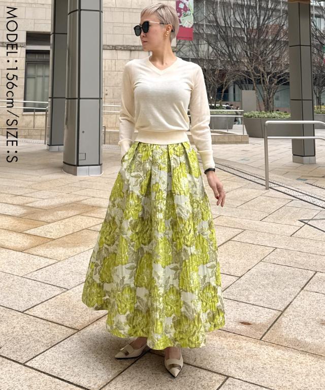 ジャガードドーリー立体スカート｜JENNE(ジェンヌ)公式通販：パリ