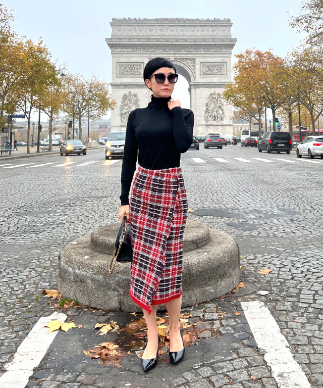 ツイード風 ニットスカート｜JENNE(ジェンヌ)公式通販：パリジェンヌの  