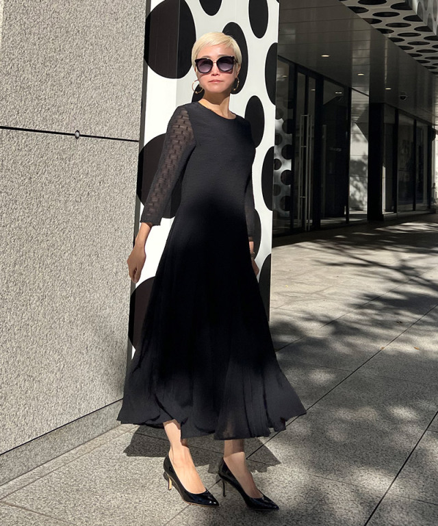 刺繍ドット フレアワンピース｜JENNE(ジェンヌ)公式通販：パリジェンヌ  