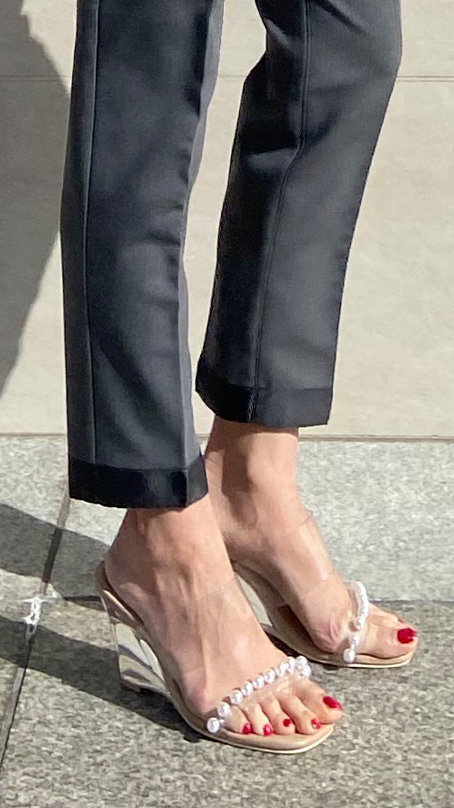 定価7万超 マリアムナッシアーザデー クリア ウェッジサンダル 未使用  