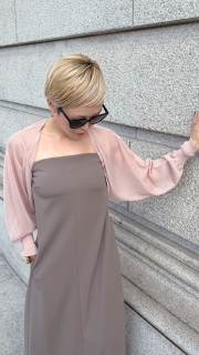 シアーボレロカーディガン