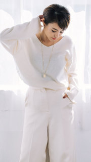 ウールバックオープンニット_k19fw-nt42b
