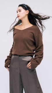 ウールバックオープンニット_k19fw-nt42c