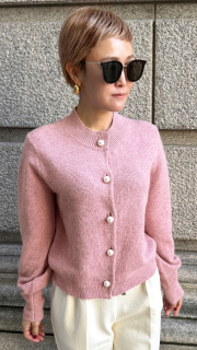 ラクーンウールふんわりカーディガン