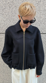 ＜ウールカシミヤ＞リバーシャツジャケット