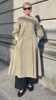 【先行予約】シャンブレートレンチコート（撥水生地）【発送予定：2月中旬】