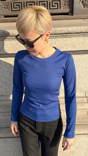 日本製ストレッチリブＴシャツ