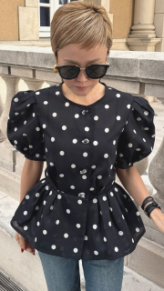 【先行予約】ラグジュアリーシアードットジャケット（北陸生産生地）/ネイビー【発送予定：2月中旬～下旬】