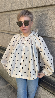 【先行予約】シアードットボリュームブルゾン（北陸生産生地）【発送予定：2月下旬】