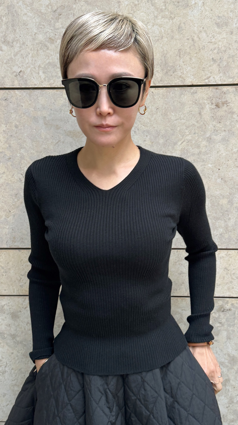 JENNE ウールシルクVネックニット ウールシルクVネックニット｜JENNE(ジェンヌ)公式通販：パリジェンヌの