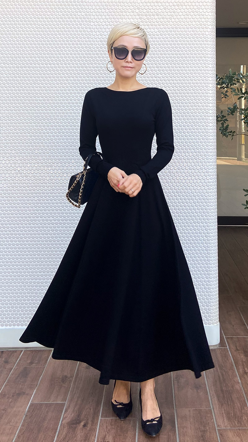 ロングスリーブ フレアニットワンピース｜JENNE(ジェンヌ)公式通販  