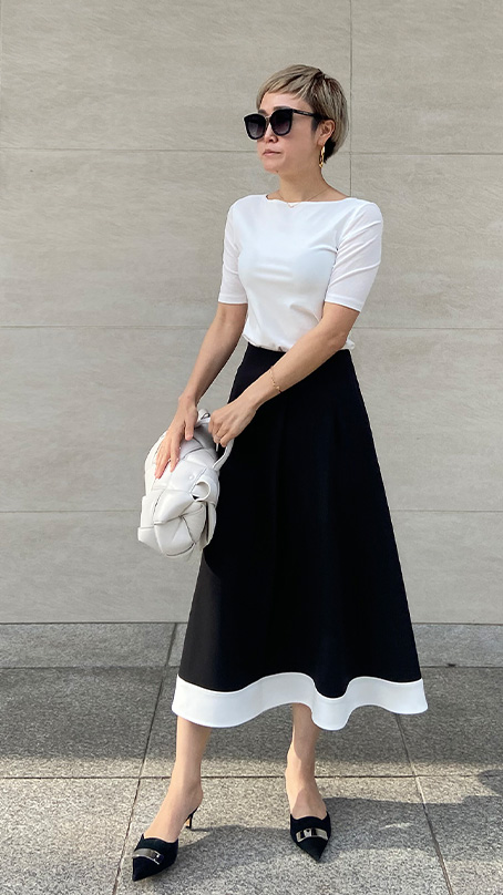 フロントタック フレアスカート｜JENNE(ジェンヌ)公式通販：パリ