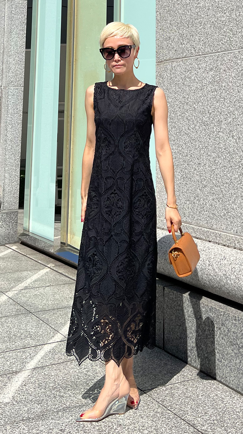 総レースタイトワンピース Jenne ジェンヌ 公式通販 パリジェンヌのように凛としたファッションを