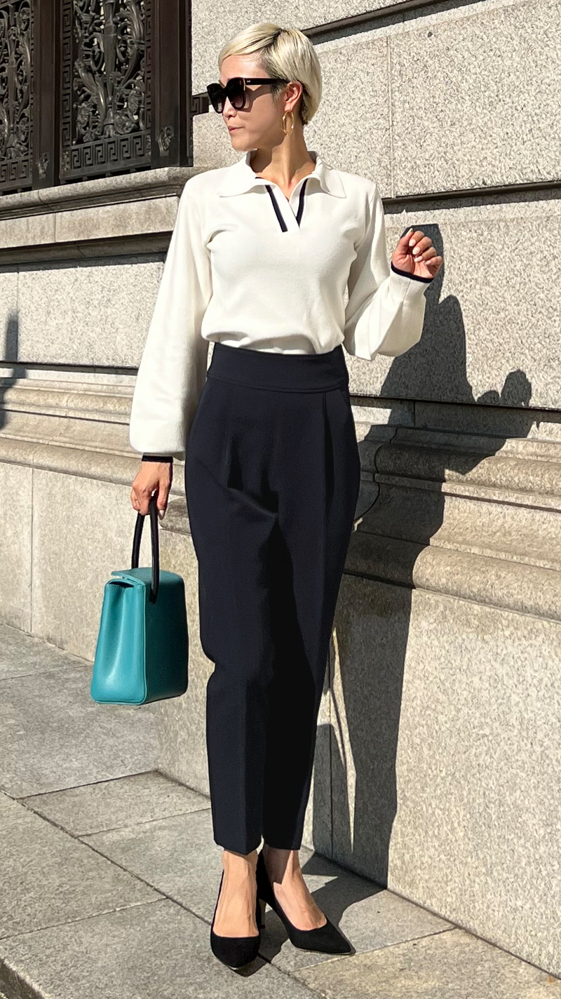 フロントタック ストレッチパンツ｜JENNE(ジェンヌ)公式通販：パリ  