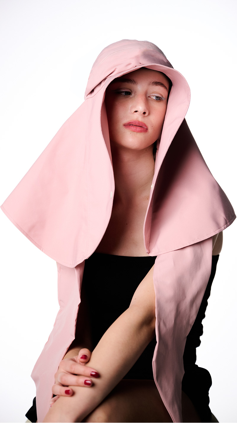 【再予約】変形ビッグ広つば帽子無地タイプ（UVカット）【発送予定：5月上旬～中旬】