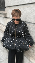 【EC限定 ショートコート予約会】＜保温発熱機能綿・日本製生地＞ロング・ショート2WAY中綿コート【6月29日17:00～7月5日23:59まで】【発送予定：10月上旬～中旬】