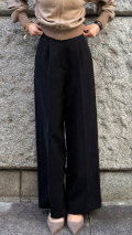 匠仕立て美脚ワイドパンツ＜日本縫製＞